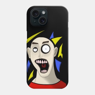 Man Screaming Insanely Phone Case