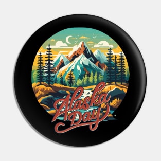 National Alaska Day – October 18 Pin