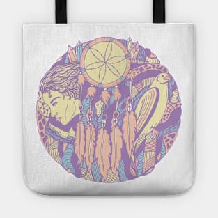 Retro Blend Dream Falcon Tote