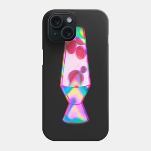 Retro Holographic lava lamp magnet Phone Case