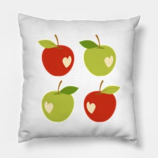 Bitten apples Pillow