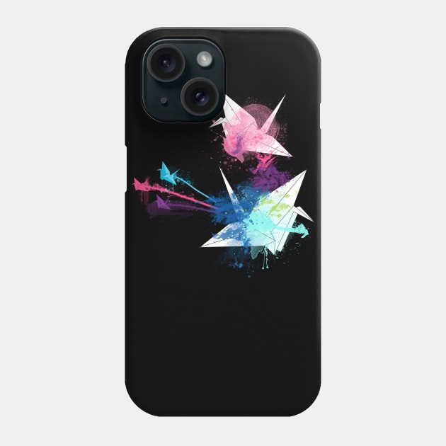 Crane Splash Phone Case by AMDesigns