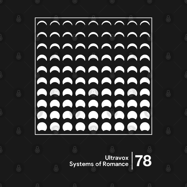 Systems of Romance - Minimal Style Graphic Artwork by saudade