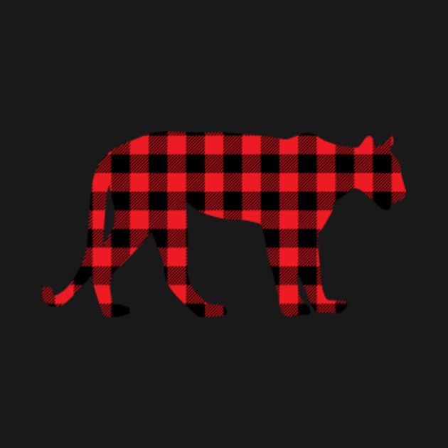 Discover Buffalo Plaid Mountain Lion Shirt - Mountain Lion - T-Shirt