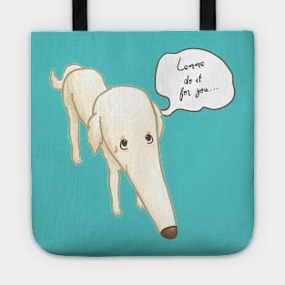 Borzoi Dog the Long Nosed Dog Tote