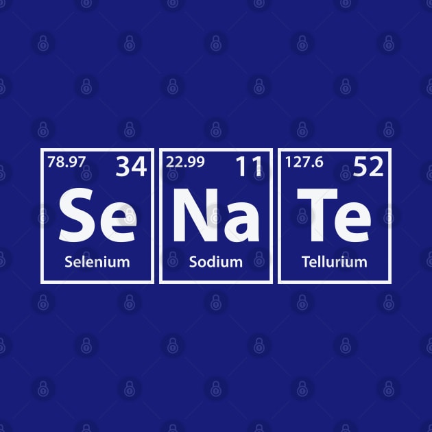 Senate (Se-Na-Te) Periodic Elements Spelling by cerebrands