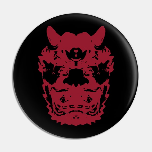 Oni Japanese Demon Pin by Thrylos Store