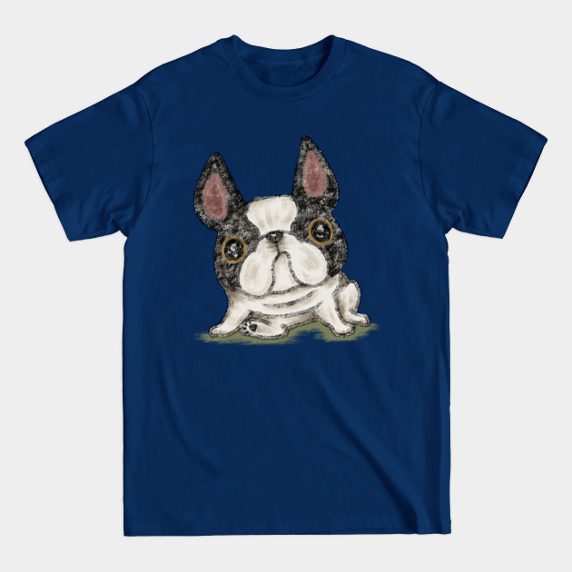 Discover French Bulldog in a funny pose - Dogs - T-Shirt