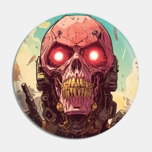 Post Apocalyptic Cyborg Pin