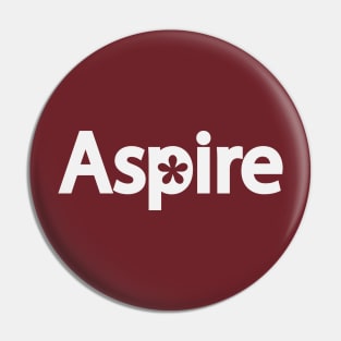 Aspire text design Pin