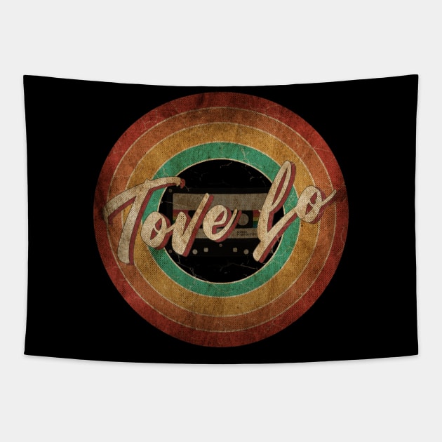 Tove Lo Vintage Circle Art Tapestry by antongg