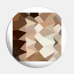 Burlywood Brown Abstract Low Polygon Background Pin