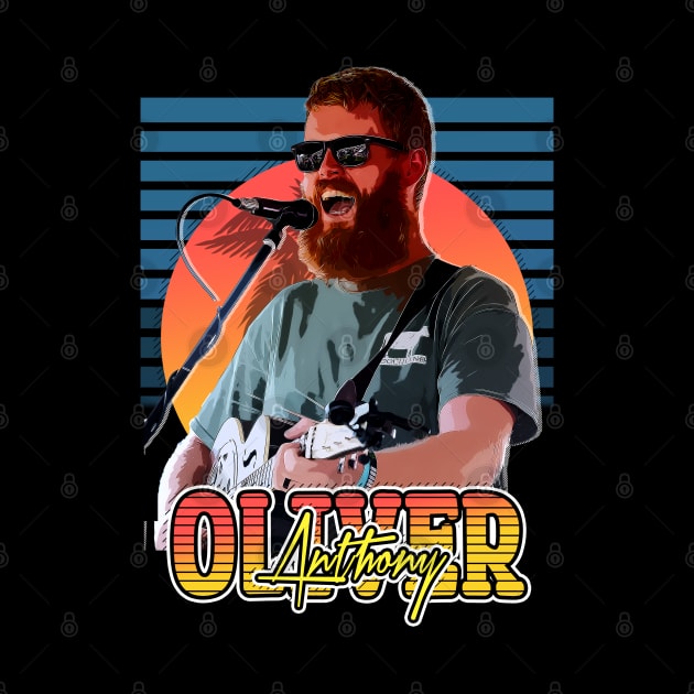Retro Flyer Style Oliver Anthony Fan Art by Now and Forever