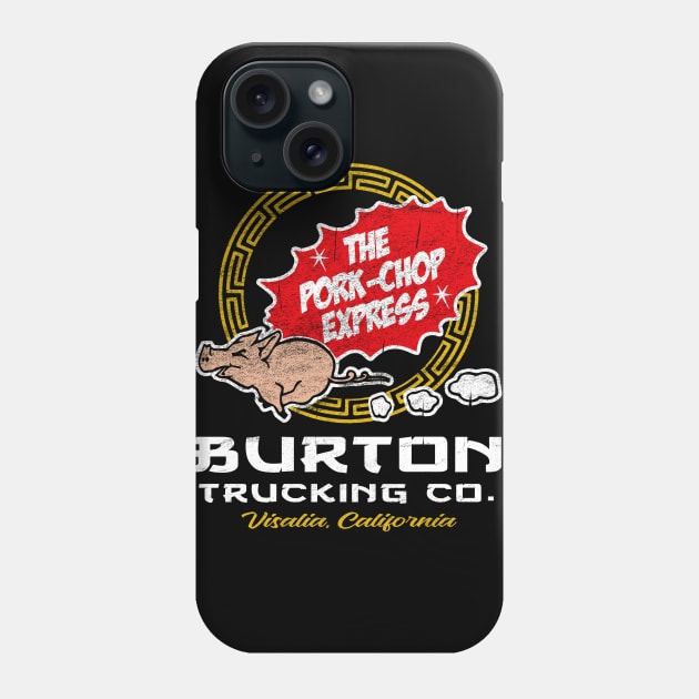 Burton Pork Chop Express Trucking Phone Case by Alema Art