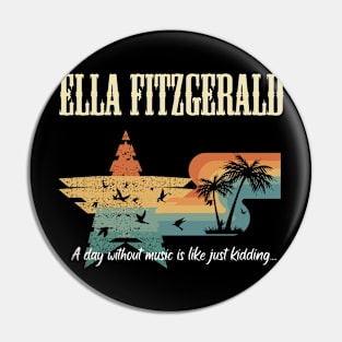 ELLA FITZGERALD MERCH VTG Pin