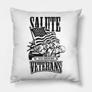 National Korean War Veterans Armistice Day T-Shirt Pillow