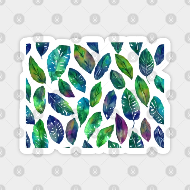 Floral Leaves Magnet by REG