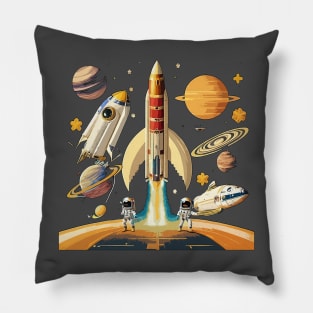 Space Ship Realease Pillow