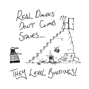 Real Daleks (Black) T-Shirt