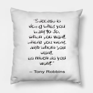 NLP Meaning Success is doing what you want to do Pillow