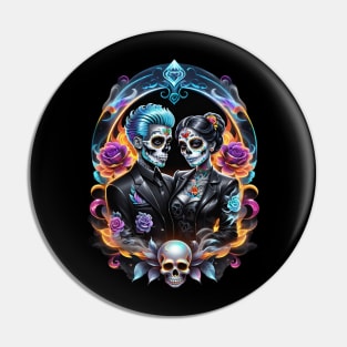 Parejas - Couples- Dia De Los Muertos Pin