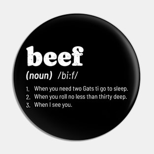 What's Beef? Pin