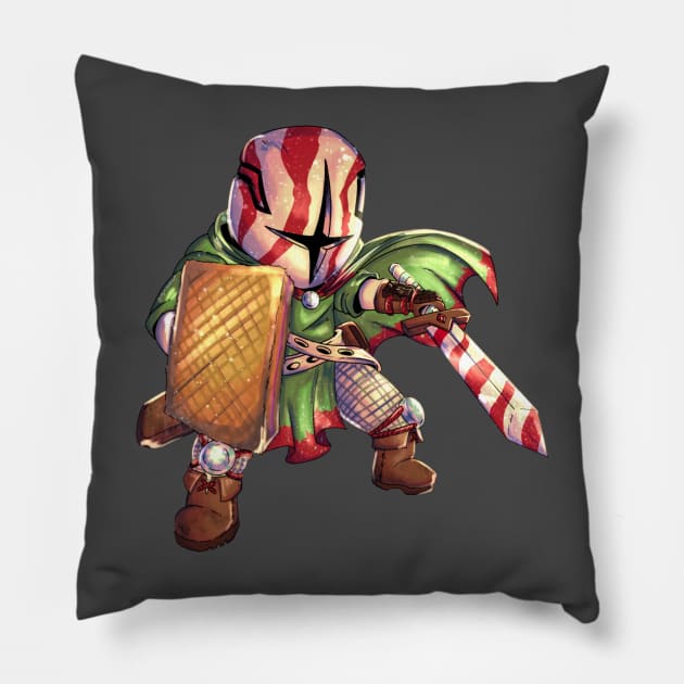 Candy Knigth Pillow by MinosArt