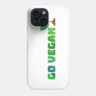 Go Vegan | Vegan Vegetarian Plant Based Animal Welfare Phone Case