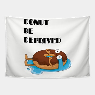 Deprived Donut Design Tapestry