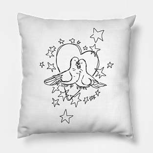 Lovebirds Pillow