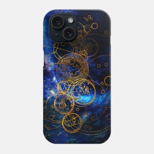 Time Lord Writing (blue) Phone Case