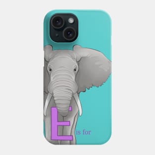 E is for Elephant Phone Case