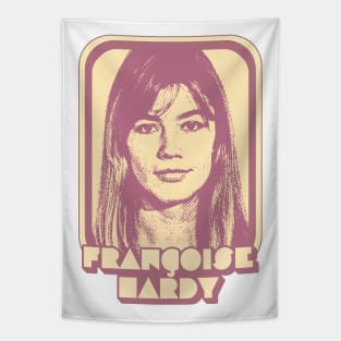 Francoise Hardy / Retro Francophile Design Tapestry