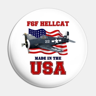 F6F Hellcat Made in the USA Pin