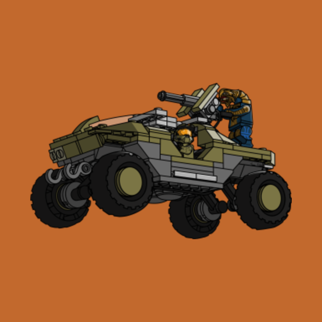 LEGO Halo 3 Warthog Run - Halo - Tapestry | TeePublic