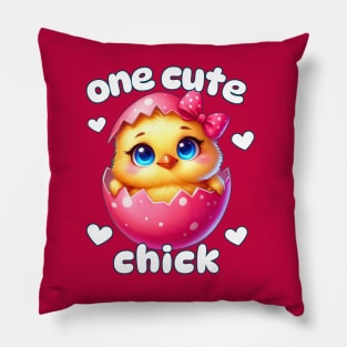 One Cute Chick Pillow