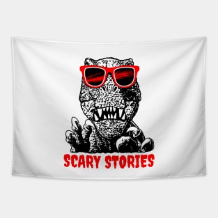 Dinosaur and scary stories Tapestry