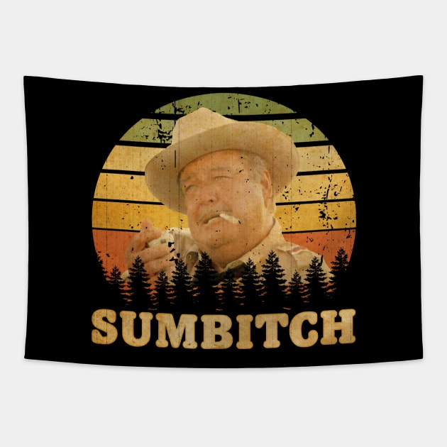 Yew Sumbitch Tapestry by Hirasaki Store