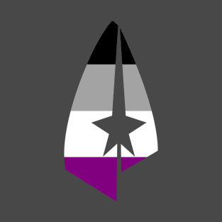 Pride Asexual Treksphere Logo T-Shirt