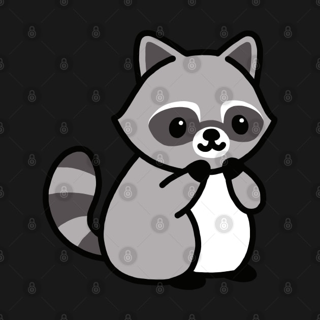 Raccoon by littlemandyart