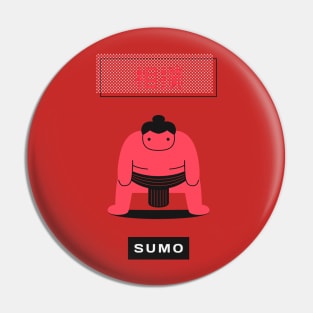 Sumo Art Work Pin