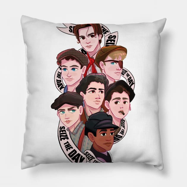 Seize the Day Pillow by ArtByGerdy