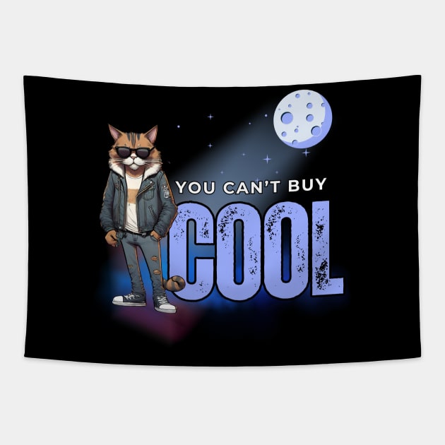 You Can't Buy Cool Tapestry by Kenny The Bartender's Tee Emporium