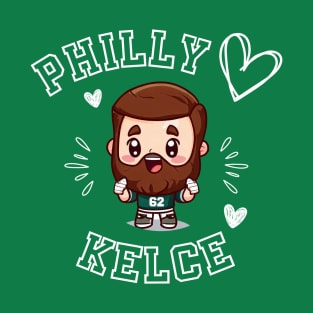 Philly Love Kelce Cartoon Sports T-Shirt T-Shirt