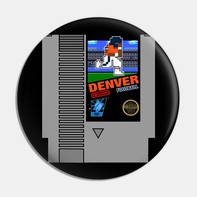 Denver Football 8 bit cartridge design Pin by MulletHappens