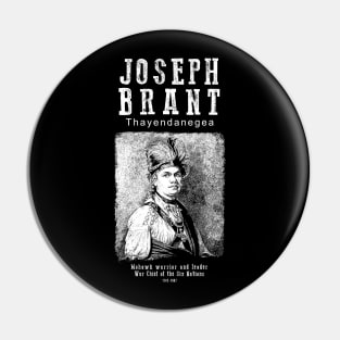 Joseph Brant-Mohawk Chief-Warrior-Iroquois Pin