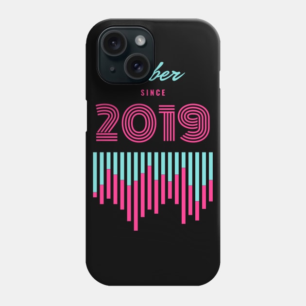 Sober Since 2019 Alcoholic Recovery Phone Case by RecoveryTees