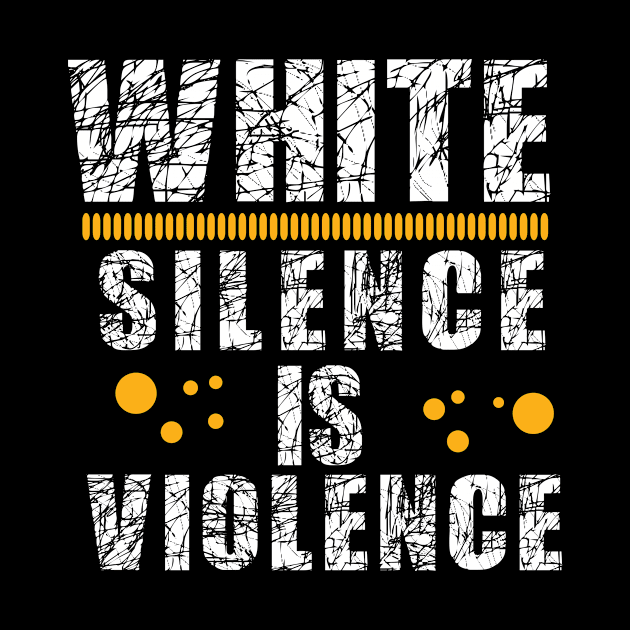 White Silence is Violence by L  B  S  T store