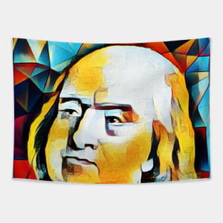 Jeremy Bentham Abstract Portrait | Jeremy Bentham Artwork 2 Tapestry