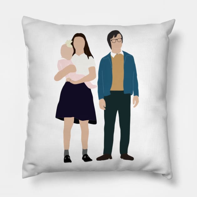 Baudelaire Orphans Pillow by RockyCreekArt